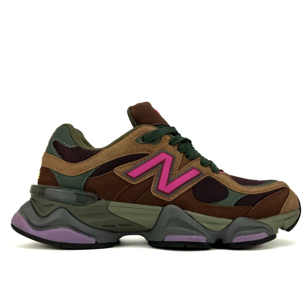 New Balance 9060 Sneakers - Men Size 7/Women Size 8.5 'Burgundy Pink' (U9060BUR)